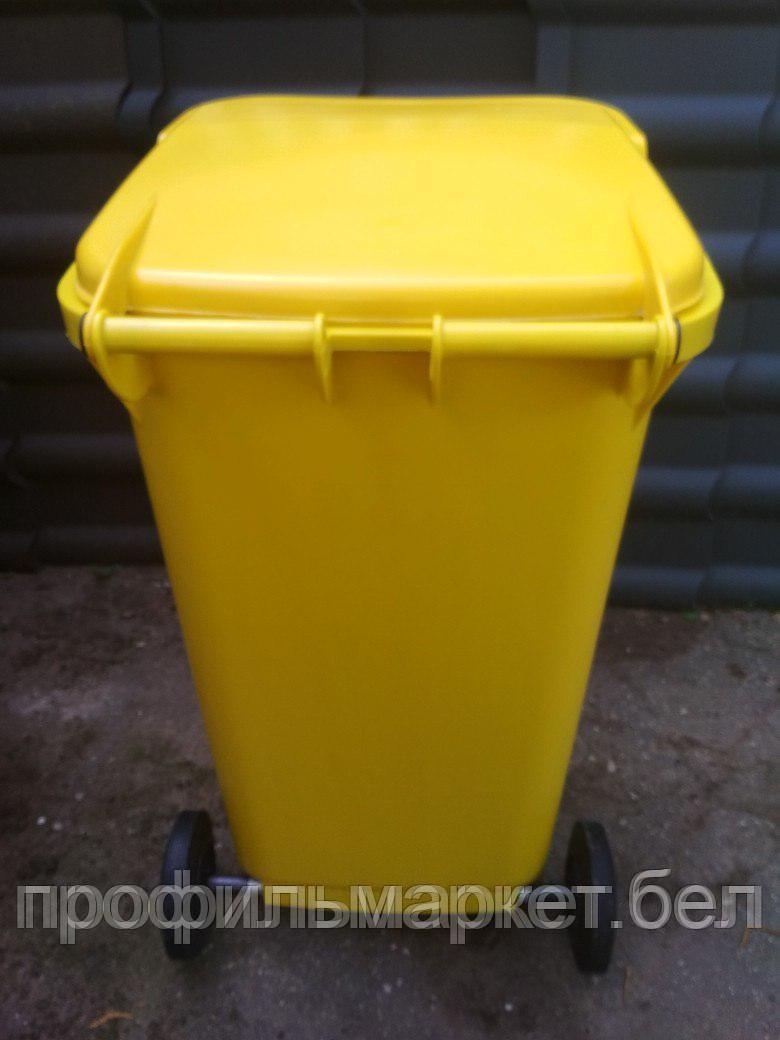 Немецкий мусорный контейнер ESE 240 л желтый. Цена с НДС. Работаем с юр.и физ. лицами. - фото 7 - id-p73147889