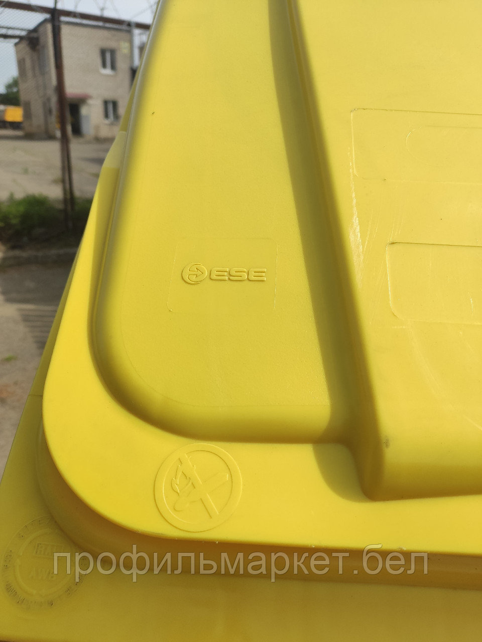 Мусорный контейнер ESE 360 л желтый. Цена с НДС - фото 3 - id-p73247577