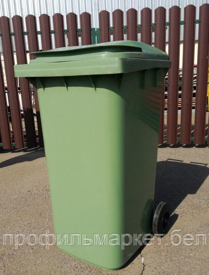 Немецкий мусорный контейнер ESE 240 л зеленый. Цена с НДС. Работаем с юр.и физ. лицами. - фото 1 - id-p73252415