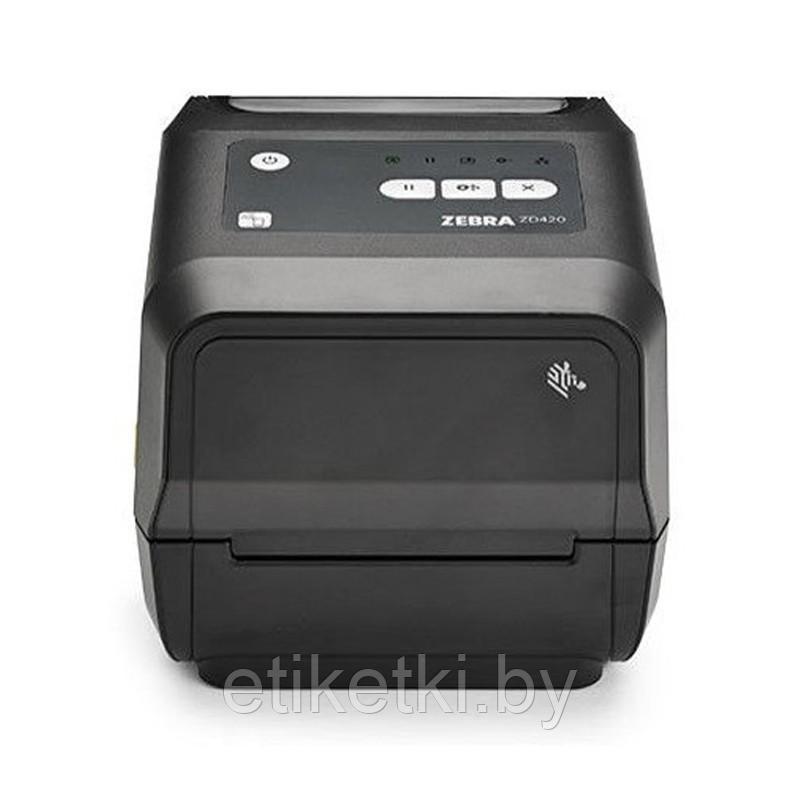 Принтер настольный TT Zebra ZD420t, 300DPI