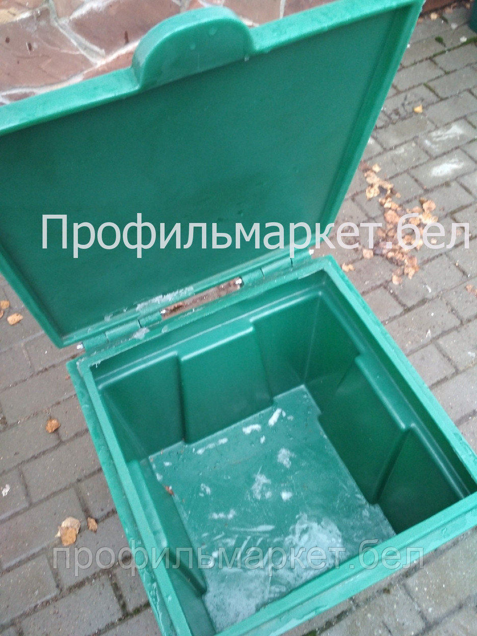 Пластиковый ящик для песка и соли 150 л. зеленый - фото 2 - id-p112203930