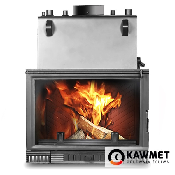 Каминная топка Kawmet W1 CO 18,7 кВт с водяным контуром - фото 3 - id-p91997836