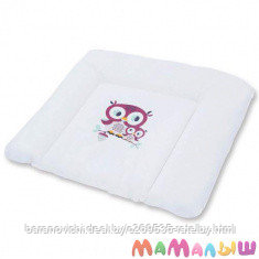 BER BER ПЕЛЕНАЛЬНЫЙ МАТРАС DINO MAT XL 80 OWL СОВЫ БОРДО 80*2*70
