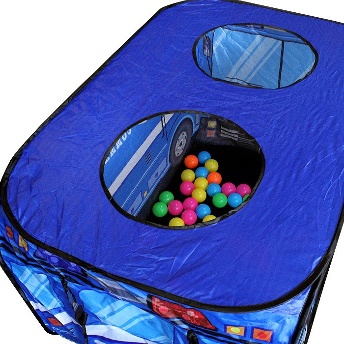 Палатка игровая детская "Полицейская машина" (50 шаров) - фото 5 - id-p149113472