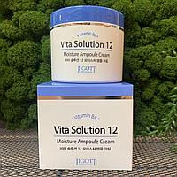 Увлажняющий ампульный крем для лица JIGOTT Vita Solution 12 Moisture Ampoule Cream, 100мл