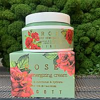 Тонизирующий крем для лица с экстрактом розы Jigott Rose Flower Energizing Cream 100 мл
