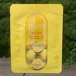 Тканевая маска JIGOTT Real Ampoule Mask Vitamin