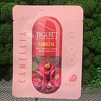 Тканевая маска JIGOTT Real Ampoule Mask Camellia