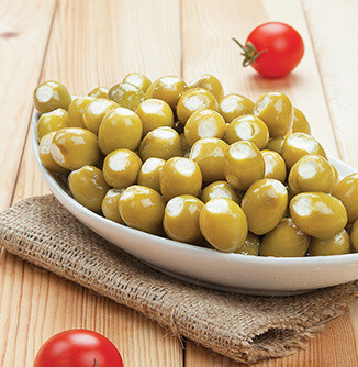 Оливки зеленые Sosero фаршированные сыром 5XL, 290 г. (Турция) - фото 1 - id-p149139039