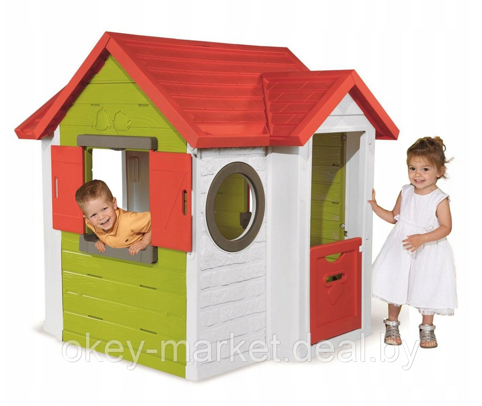 Детский игровой домик Smoby Neo со звонком 810404 - фото 2 - id-p149139221