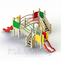 Детский игровой комплекс Н площадки =0,6 м, 0,9 м арт. 005113 - фото 1 - id-p99963467
