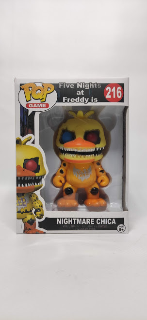 Игрушка Пять ночей с Фредди POP кошмарная Чика (Nightmare Chica) - фото 1 - id-p77811394