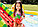 Надувной игровой центр "Фрукты" с бассейном, горкой и фонтаном 244*191*91см Интекс, Intex арт.57158, фото 7