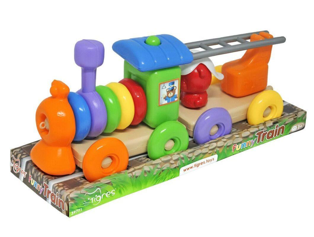 Игрушка развивающая "Funny train" 23 элемента Tigres - фото 1 - id-p149194538