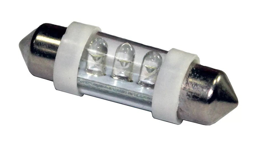 Светодиодная лампа LED 92905 5W 12V CV8.5   35мм  white  (к-т 2шт)
