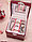 Трехсекционная шкатулка  для украшений «Joli Angel Монро» бордовый/экокожа, 12.5*12.5*12.5 см., фото 3