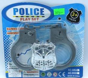 Игровой набор полицейского (наручники и значок) - фото 2 - id-p149199710