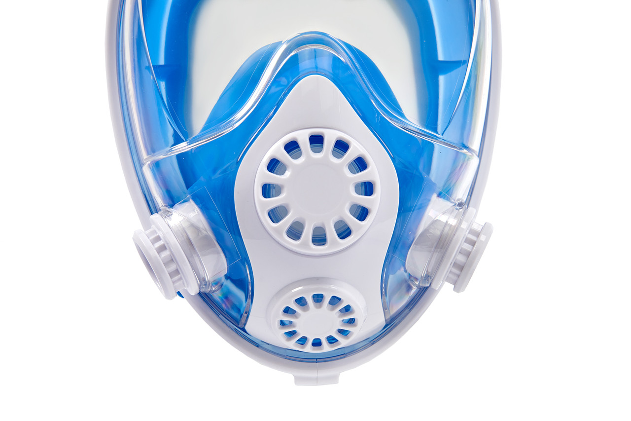 Полнолицевая маска для снорклинга с двумя трубками S/M Bradex SF 0553 - фото 5 - id-p149199861
