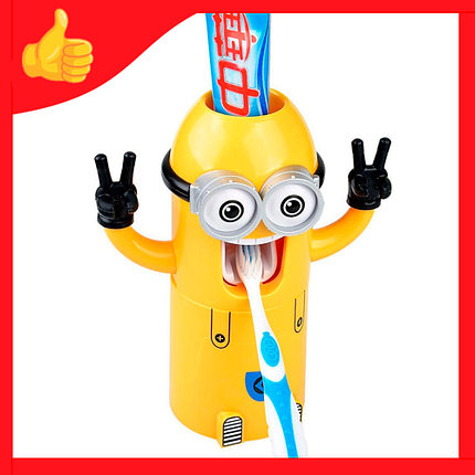 Дозатор для зубной пасты "Миньон" minions wash kit, фото 2
