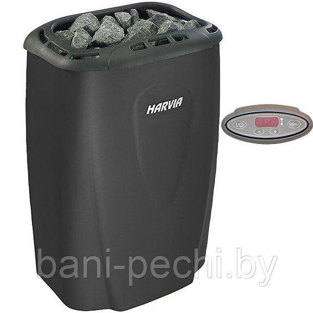 Печь для бани Harvia Moderna V60E-1 Black электрическая, пульт в комплекте