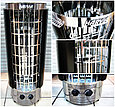 Печь для бани Harvia Cilindro PC90H электрическая, черная, фото 2