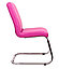 Конференц стул МУЗА хром с подлокотниками для посетителей и дома, кресло MUZA CH кож/зам V, фото 9