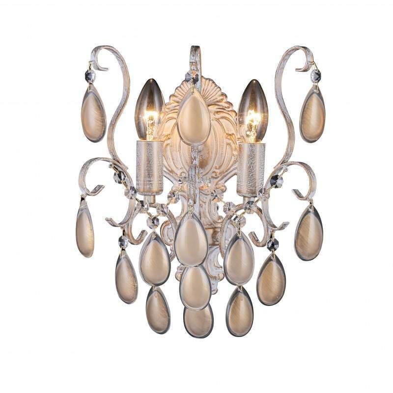 Бра Crystal Lux Sevilia AP2 Gold - фото 1 - id-p149206795