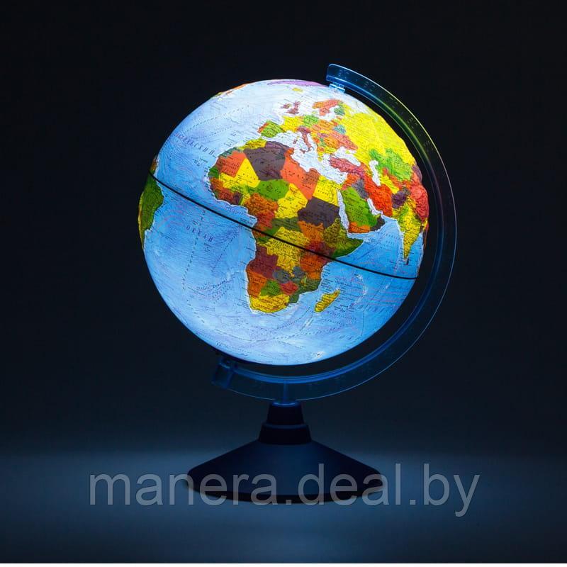 Глобус интерактивный физико-политический 32 см, с подсветкой - фото 2 - id-p149209818