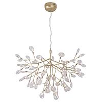 Подвесная люстра Crystal Lux Evita SP63 Gold/Transparent