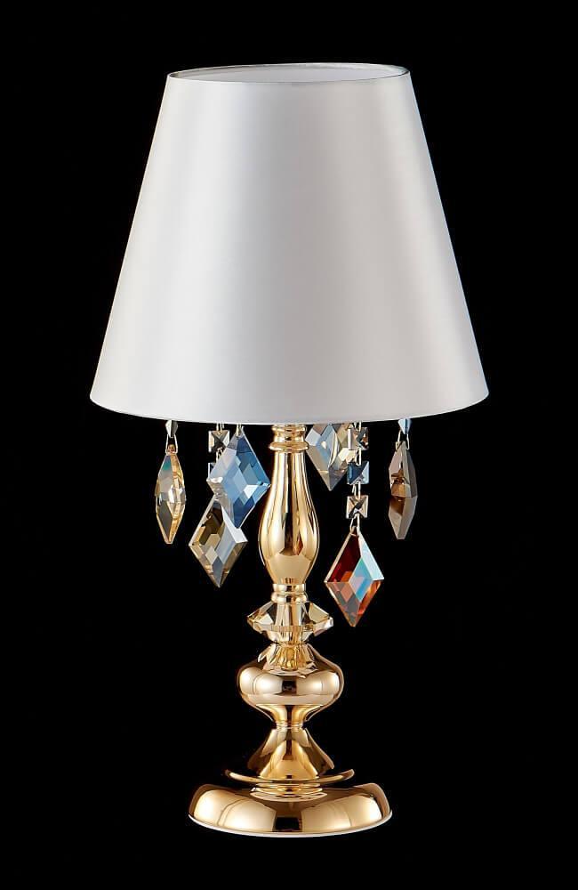 Настольная лампа Crystal Lux Mercedes LG1 Gold/Color - фото 2 - id-p149204072