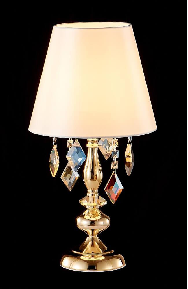 Настольная лампа Crystal Lux Mercedes LG1 Gold/Color - фото 1 - id-p149204072