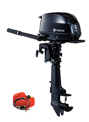 Лодочный мотор MFS 5 DSS - выносной бак 12л. Япония 123cm3, фото 2