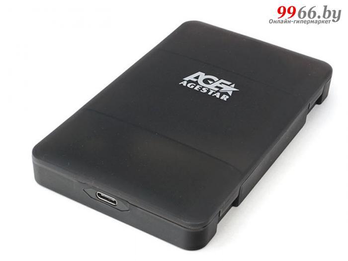 Внешний корпус бокс для AgeStar 2.5 SATA HDD/SSD 9.5mm/7mm/5mm 3UBCP3C