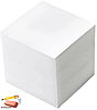 Бумажный блок для записей 8,5х8,5х8,5 см., белый