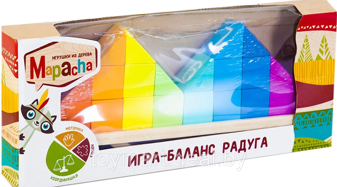 Развивающая игра для детей баланс - Радуга, Mapacha 76695 - фото 3 - id-p149231852