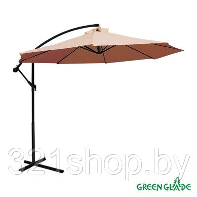 Зонт садовый Green Glade 8003 ( светло-коричневый ) - фото 1 - id-p149165316
