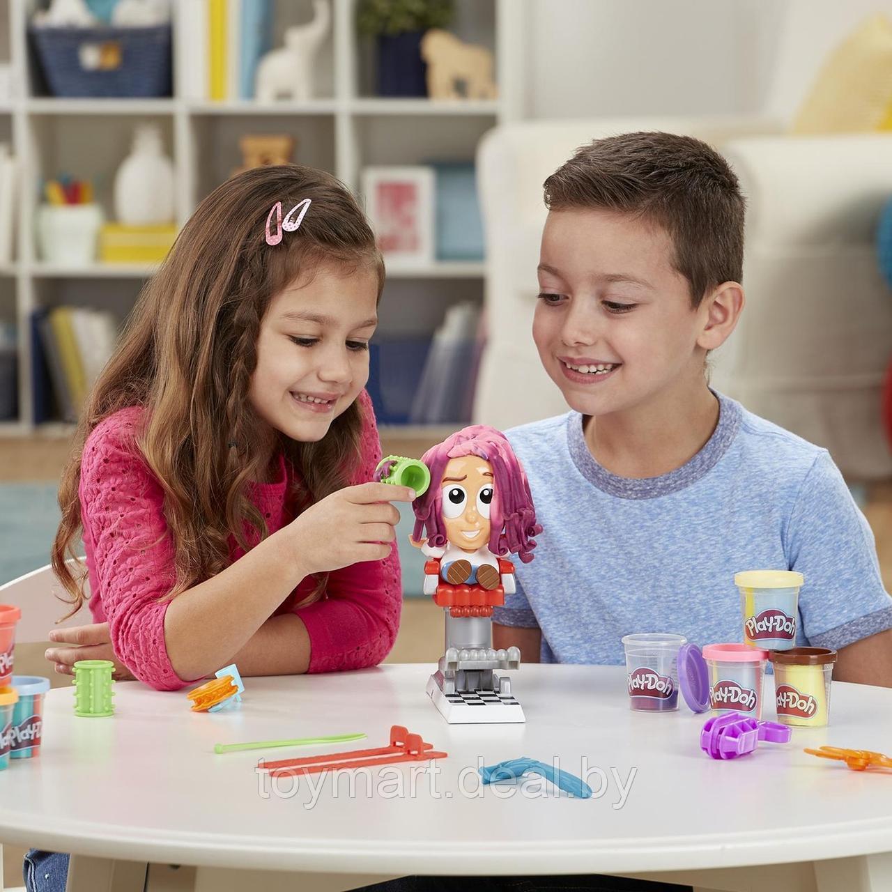 Набор с пластилином - Сумасшедшие прически, Play-doh Hasbro F12605L0 - фото 9 - id-p149231882