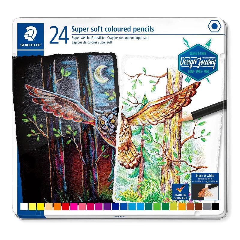 Набор цветных карандашей STAEDTLER Super soft 149C M24