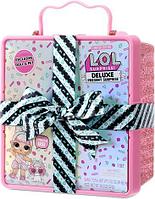 Игровой набор Шипучий сюрприз "Подарок. Кукла и питомец" LOL Surprise Deluxe Present Surprise Pink 570691E7