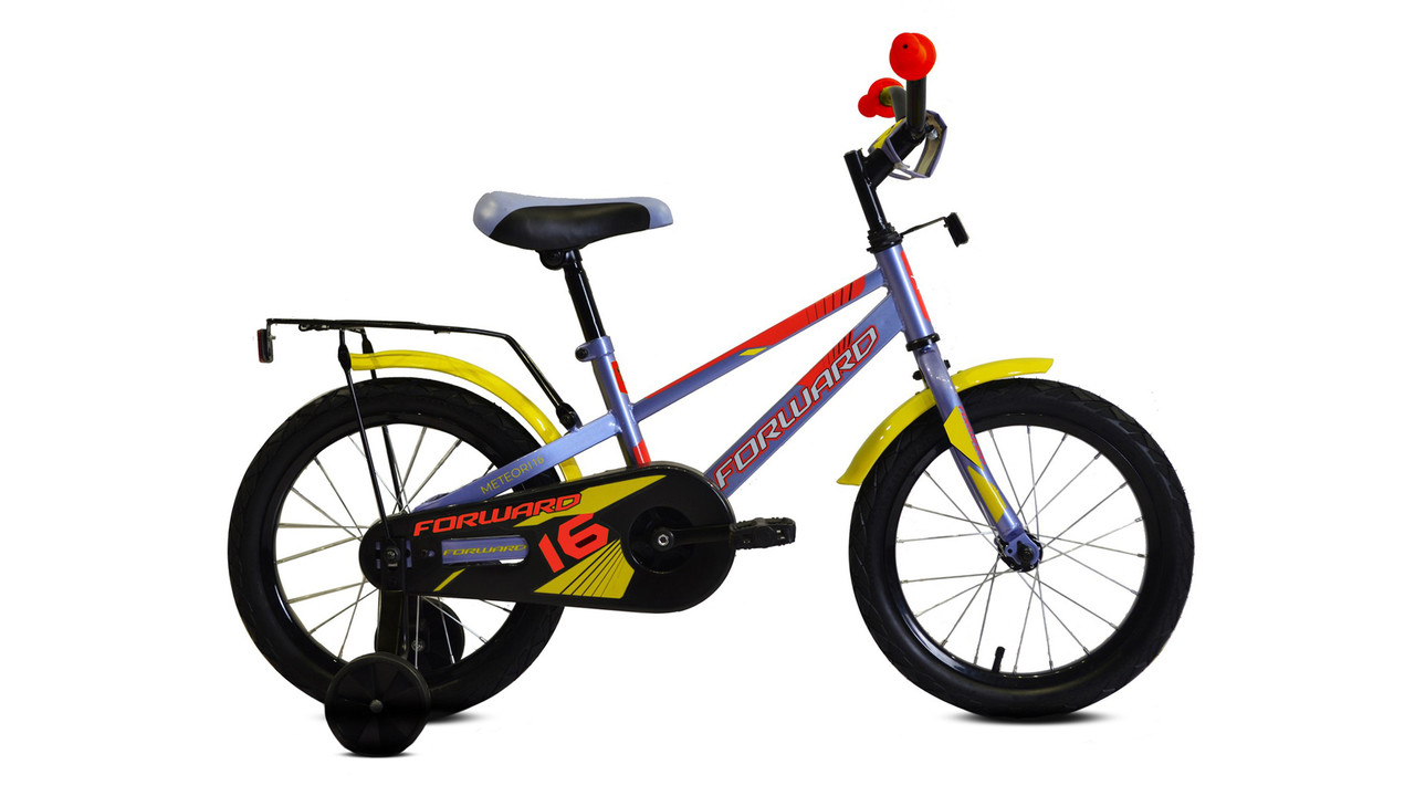 Велосипед детский Forward Meteor 16" серый/красный - фото 1 - id-p149264112
