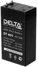 Аккумулятор Delta DT 401 4В 1Ач (герметизированная свинцово-кислотная аккумуляторная батарея 4V, 1Ah) - фото 2 - id-p120650667