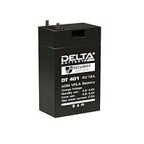 Аккумулятор Delta DT 401 4В 1Ач (герметизированная свинцово-кислотная аккумуляторная батарея 4V, 1Ah)