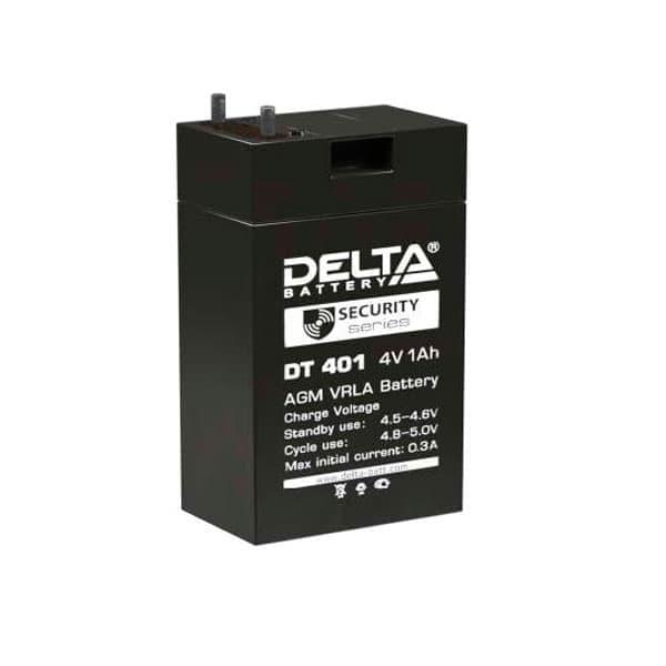 Аккумулятор Delta DT 401 4В 1Ач (герметизированная свинцово-кислотная аккумуляторная батарея 4V, 1Ah) - фото 1 - id-p120650667