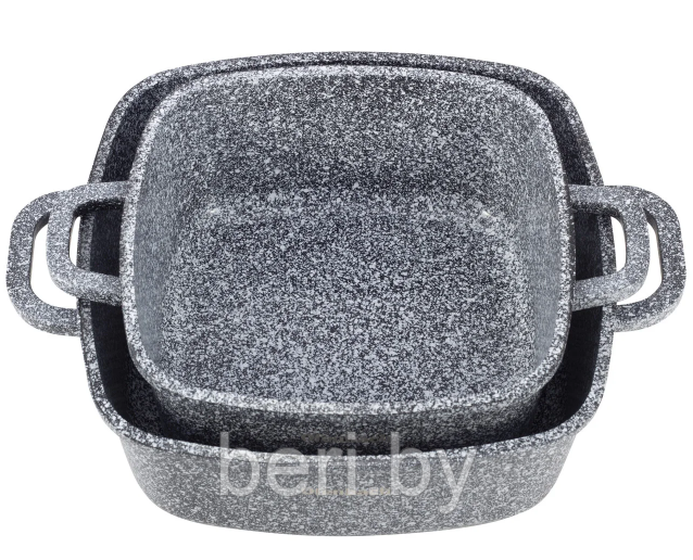 100508 Набор кастрюль с мраморным покрытием, набор посуды Ofenbach, с прихватками - фото 6 - id-p149270642