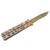 Деревянный игрушечный нож "Бабочка" производство Беларусь, фото 1