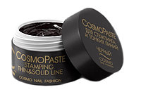 Гель-паста CosmoPaste для стемпинга и тонких линий (черная), 5мл