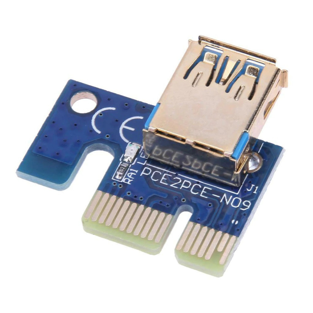 Адаптер - райзер USB3.0 PCI-E 1X на 16X, 6pin (ver.009S) 555778 - фото 3 - id-p138002290