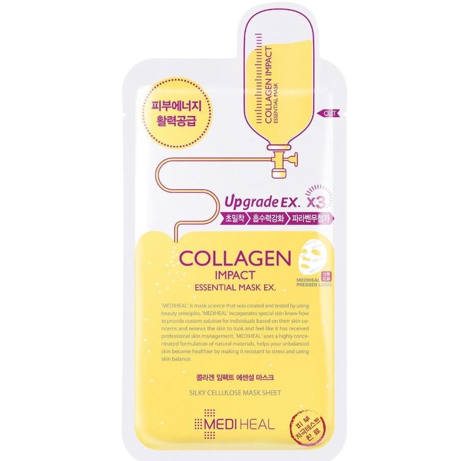 Тканевая маска для лица с коллагеном Collagen Impact Essential Mask EX. (Mediheal), 24мл - фото 1 - id-p149282084