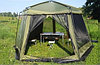 Палатка тент шатер с сеткой и шторками, арт. LANYU 1629 (430х430х230см), фото 4