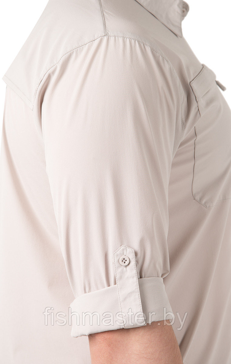 Рубашка FHM Airy цвет Бежевый XL - фото 5 - id-p149283321